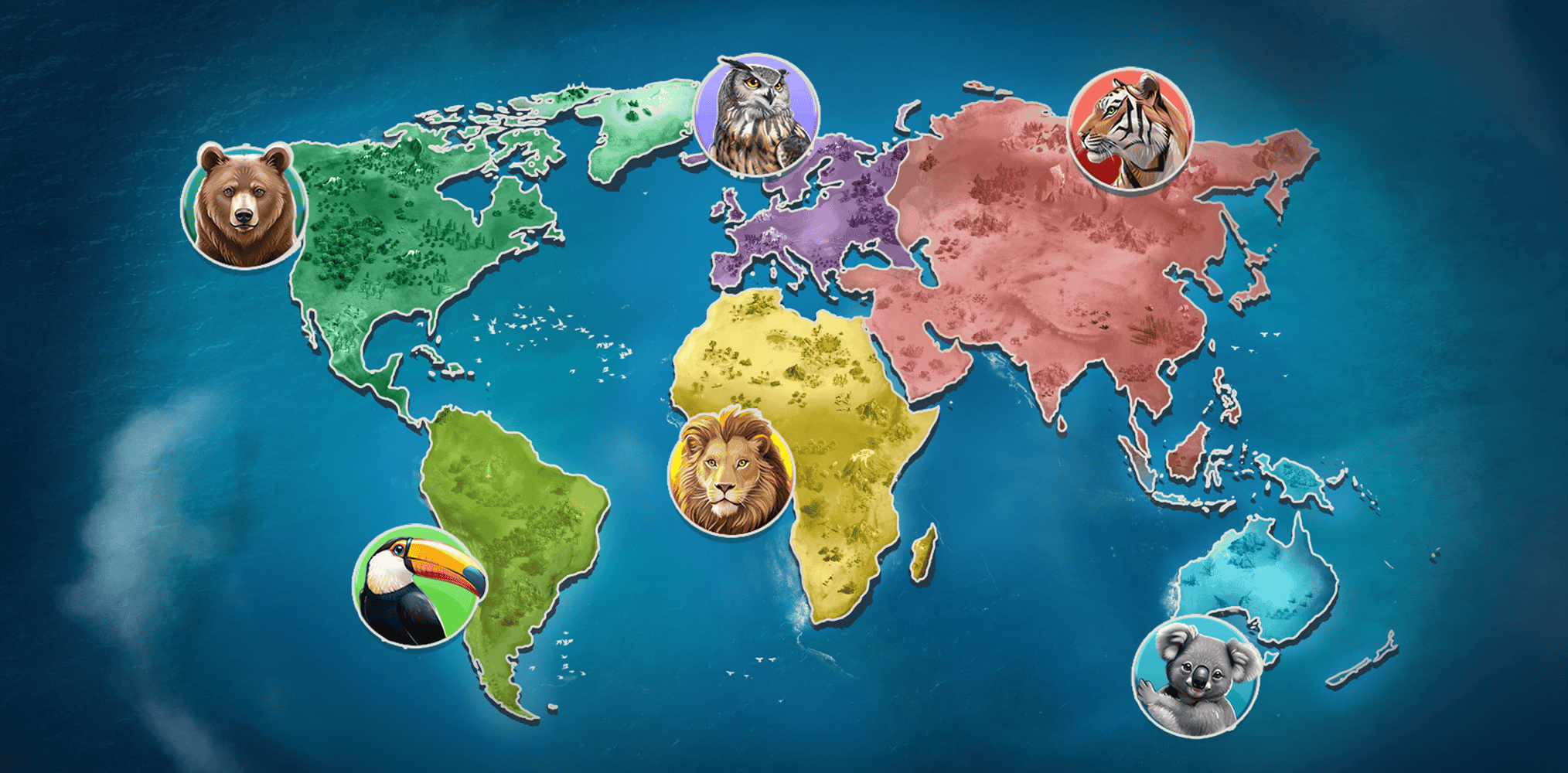 Across the World Weltkarte